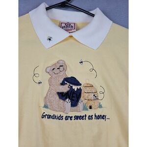 VTG Top Stitch By Morning Sun "Grandkids are Sweet as Honey" Women's 2X Shirt